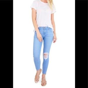 PAIGE “Verdugo Ankle” RETRO Skinny Jean in Layla